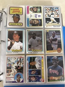 Reggie Jackson Baseball Card Lot 39 Cards Yankees A’s Angels HOF Legend - Picture 1 of 5