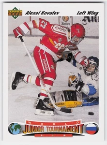 1991-92 Upper Deck #655 Alexei Kovalev - Picture 1 of 2