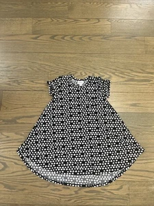 LULAROE SCARLETT GIRLS SIZE 6 Black/ White DRESS - Picture 1 of 5