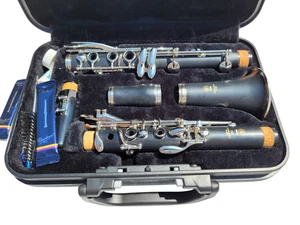 Clarinetto composito Yamaha YCL 250 con boccaglio e custodia rigida originale - Foto 1 di 17
