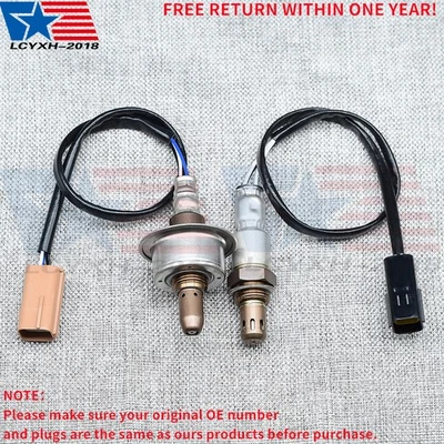 2PCS Oxygen Sensor Up+Down For 2009 2010 2011 2012 Nissan Sentra 2.0L L4 W/Calif - Image 1 of 4