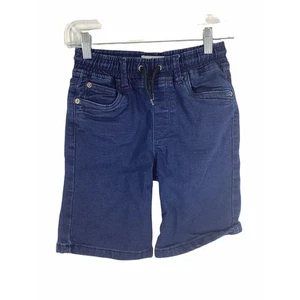 Free Planet Boys Stretch Dark Wash Denim Blue Jean Shorts Youth Size 8 - Picture 1 of 9