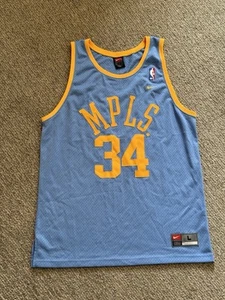 Authentic 2001 02 Shaquille O’Neal Shaq MPLS Lakers Nike Jersey Large RARE - Picture 1 of 3