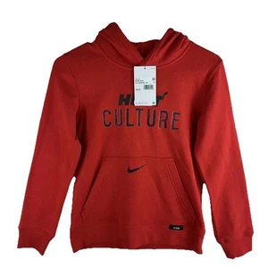 Neu mit Etikett Nike Jugend Small 8 Miami Heat City Edition rot Baumwollmischung Hoodie $ 60 - Bild 1 von 15
