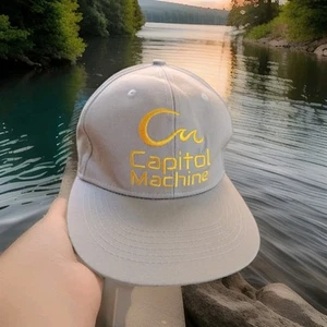 CHIPOLA Adjustable Mens Baseball Cap Duck Hunting Fishing Hat Capitol Machine - Picture 1 of 6