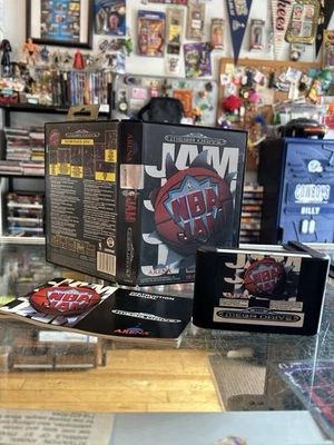 1994 NBA Jam Sega Mega Drive 16 Bit By Midway + Manual - Image 1 of 4