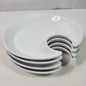 Royal Doulton Set di 4 piatti tapas bianchi 2005 - Foto 1 di 8