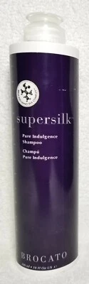 Brocato SuperSilk Pure Indulgence SHAMPOO Cleanses Fortify Hair 10 oz/300mL New - Image 1 of 4