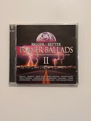 Double CD Album : Various Artists - Bigger Better Power Ballads, Vol. 2 (2004) • 3.59£
