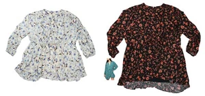 Free People Flower Fields Button Front Mini Length Dress NWT Choose Size/Color - Picture 1 of 3