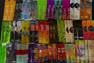 TANNING LOTION PKTS VARIETY 10 PACKS U PICK NO TINGLE / SOME TINGLE/ALL TINGLE - Picture 1 of 1