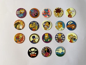 Vintage Collectable - The Simpsons Glo Caps. 1994. x18 Glo Caps - Picture 1 of 2