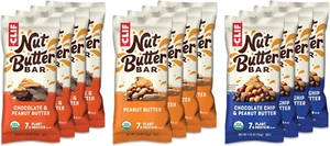 CLIF Nut Butter Bar - Variety Pack - Peanut Butter Filled Energy Bars - Non-G... - Picture 1 of 12