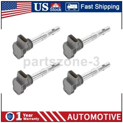 Delphi Ignition Coils For Volkswagen Passat 2010 2009 2008 2007 2006 - Image 1 of 4