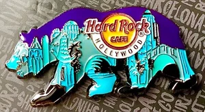 2017 HARD ROCK CAFE HOLLYWOOD CALIFORNIA 3D BEAR GRAUMAN’S CHINESE THEATER PIN - Picture 1 of 1