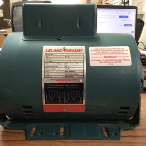 Leland-Faraday Electric Motor M2904A 2HP, 115/230V 3450RPM (M1VR) - Picture 1 of 7