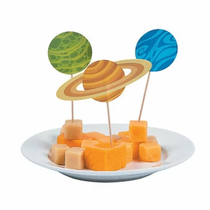 Space Party Cupcake Picks, Party Supplies, 25 Pieces - Picture 1 of 1
