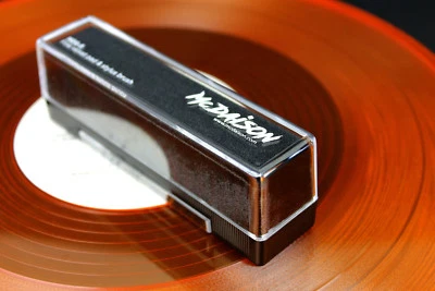 SPAZZOLA PANNO in VELLUTO ANTISTATICO x pulizia dischi vinile LP MIX 45 78 giri