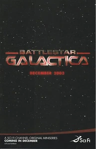 Battlestar Galactica Stargate SG-1 Season 7 2003 Premiere Promo Card Flyer - Picture 1 of 2