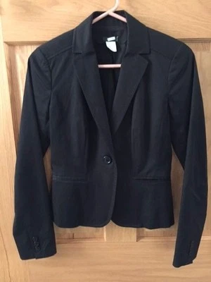 Blazer de algodón negro JCrew para mujer talla 0 Foto 1 de 2
