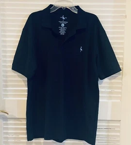 Tailorbyrd Polo Shirt Large Black Short Sleeve Men - Picture 1 of 7