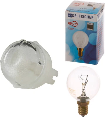 Vetro lampada + attrezzo + lampadina 40W per Forno Originale Bosch Siemen Neff