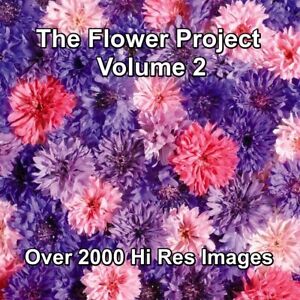 2000+ Flower Images - Volume 2 - For Card Making - Decoupage - Upcycling