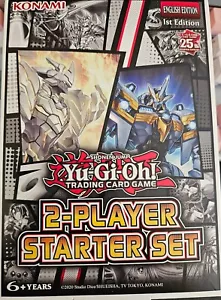 YU-GI-OH! TRADING CARD GAME 2-PLAYER STARTER SET - 2x 44 CARD DECKS NEW SEALED - Picture 1 of 6