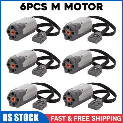 6PCS M Motor 8883 For Lego Electric Assembled Building Blocks Toys Accessories - Image 1 of 4