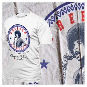 Black History Month T-Shirt Afroamerikanische Bürgerrechtlerin Angela Davis - Bild 1 von 1