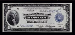 US 1918 $1 FRBN Boston FR 710 XF (981) - Picture 1 of 2