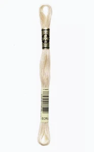 DMC Stranded Cotton Threads No. 117MC-E ECRU - Picture 1 of 2