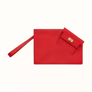Hermes Bag - Kleine Tasche Kelly Pocket To Go. ROT. NEU! TOP - Bild 1 von 9