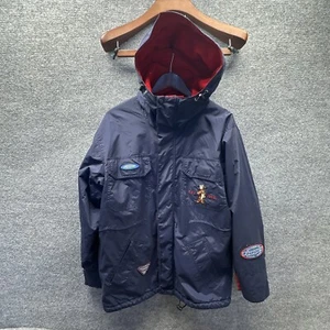 Disney Store Mantel Herren Small Navy Tigger Applikation Anorak Windbreaker Y2K Vintage - Bild 1 von 23