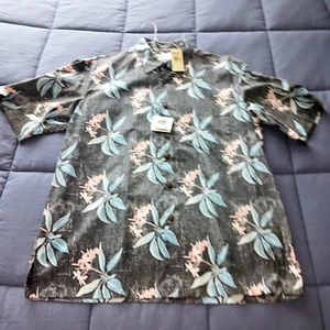 NEU! Kahala Herren Hawaiihemd Größe XL Kurzarm 100% Baumwolle Button Down - Bild 1 von 4