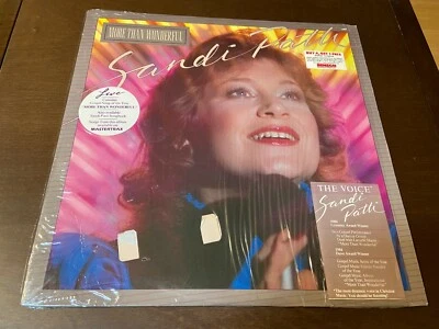 Sandi Patti~More than Wonderful~VG+ SHRINK~HYPE STICKER~INSERT~Gospel Pop Xian - Image 1 of 3