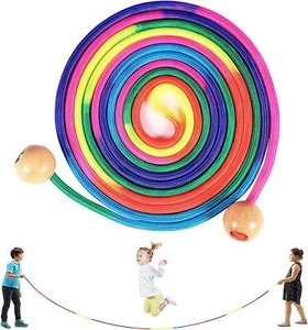 Qetlavee Springseil für Mehrspieler, 5 M Langes Springseil, Springseil Kinder - Bild 1 von 12