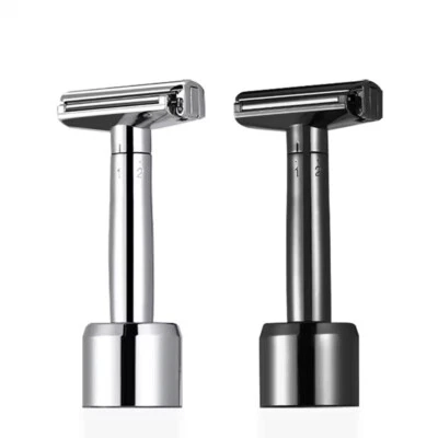Adjustable Double Edged travel Wet Shaving Safety Razor For Men Women - Image 1 of 4