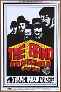 The Band Sons of Champlin Ace of Cups Winterland 1969 Concert Poster P4 - Picture 1 of 1