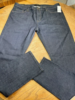 J Brand Men's Mick Skinny Fit Jeans 38x33 Hood Deep Blue Pima Cotton $178 NWT - Image 1 of 4