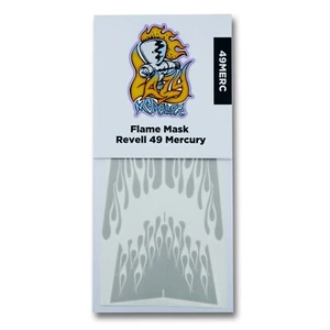 Flame Paint Stencil Template for Revell 49 Mercury Custom - Foto 1 di 2