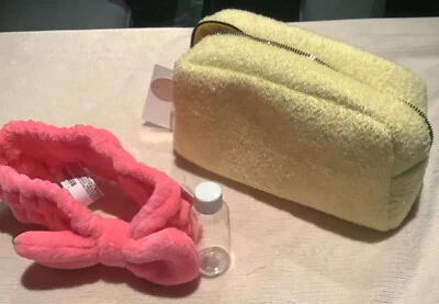 Kit de viaje Forever 21 productos para mujer talla única diadema rosa neón amarillo nuevo con etiquetas Foto 1 de 4