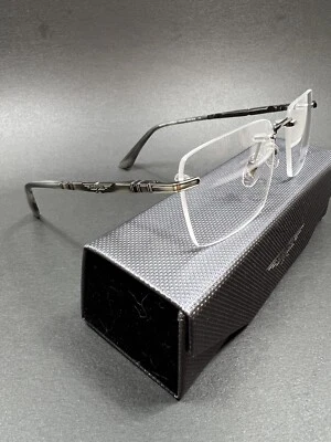 8 anteojos sin montura Police VPLF84 0K20 antiguos orígenes de peltre años noventa talla 54 Foto 1 de 4