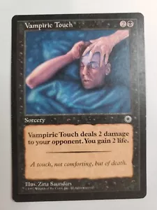 MTG Magic The Gathering Card Vampiric Touch Sorcery Black Portal 1997 - Picture 1 of 2