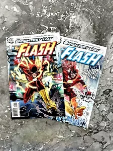 ☆ The Flash #1&2 (2010) Brightest Day DC Comic casi nuevo - Imagen 1 de 5