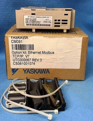 YASKAWA OPTION KIT ETHERNET MODBUS P/N: CM091 - Image 1 of 4