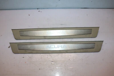 Acura TL 2009-2014 paneles de moldura de placa de desgaste de umbral de puerta delantera izquierda y derecha Foto 1 de 4