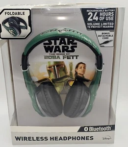 Disney Star Wars - The Book of Boba Fett Bluetooth Wireless Headphones - Green - Picture 1 of 15