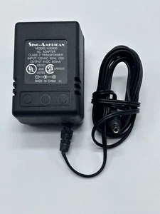 Adaptador de CA Sino American Logitech Modelo A30980 Adaptador AC/DC 9V 800mA Clase 2 - Imagen 1 de 8
