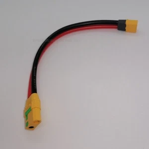 Amass XT60 Maleto Female XT90S Anti-Spark Connect Plug 20CM 10AWG Silicone Cable - Picture 1 of 15